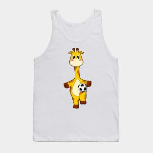 Giraffe Soccer player Soccer Tank Top